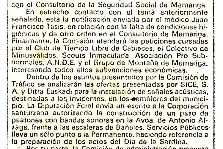 Creación Gpo Voluntarios 1981